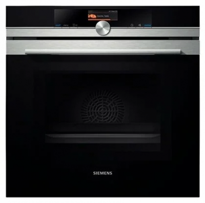 Электрический духовой шкаф Siemens HM636GNS1, серебристый