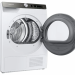 Сушильная машина Samsung DV90T5240AT/LP, белый/черный, конденсационная, 14 программ сушки, A+++, загрузка 9 кг