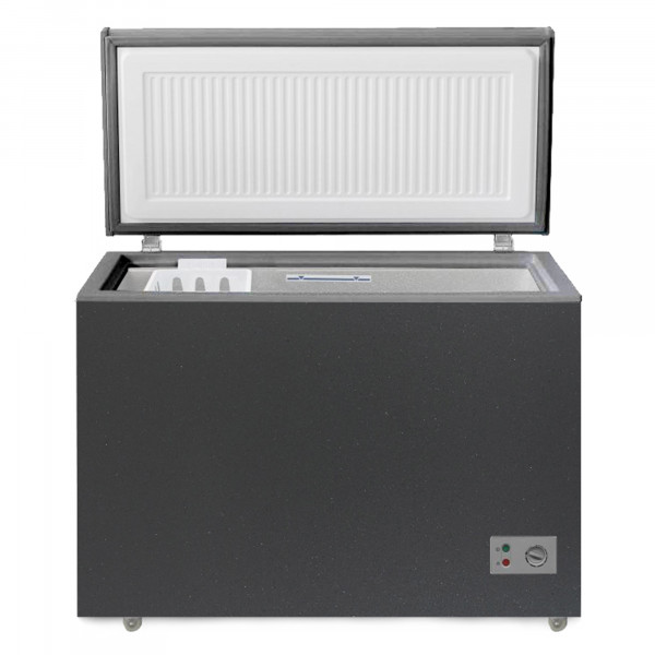 Морозильный ларь БИРЮСА W240KX графит, глухая крышка, механическое управление, 220л