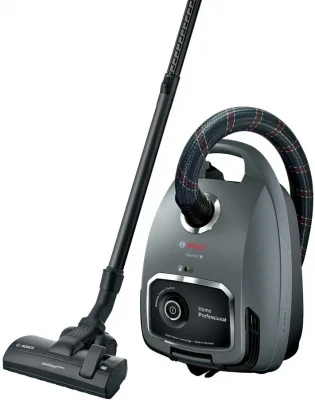 Пылесос Bosch BGL6PRO1, 850Вт, вертикальная парковка, серый