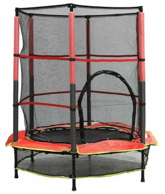 Каркасный батут Onlitop 55" 1220038 140х140 см красный