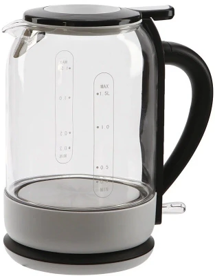 Электрочайник Polaris PWK 1759CGL (черный/белый)