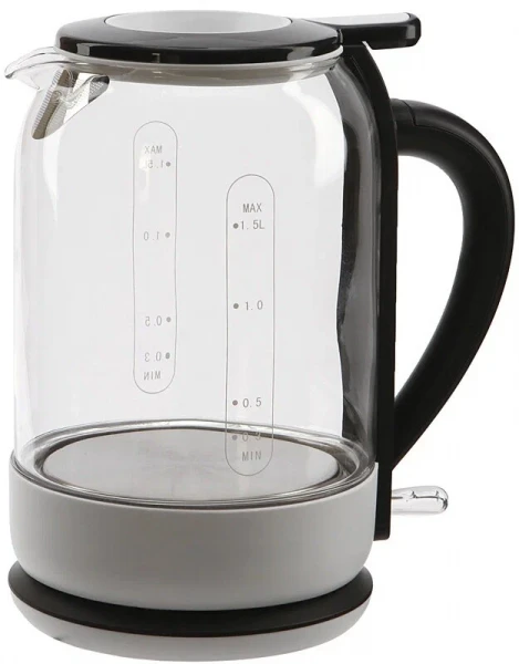 Электрочайник Polaris PWK 1759CGL (черный/белый)