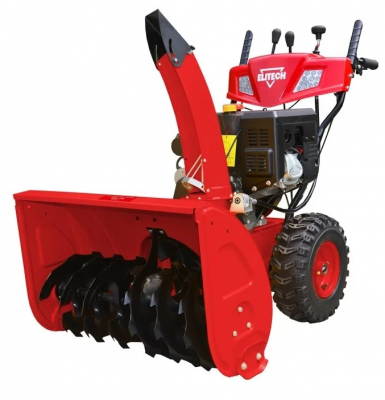 Снегоуборщик бензиновый ELITECH СМ 7Э (Е1609.005.00), самоходный
