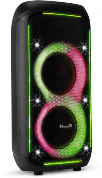 Портативная колонка ELTRONIC (30-71) CRAZY BOX 1000 - колонка 08", Bluetooth, 100 Вт, функция TWS
