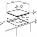 Газовая варочная панель Electrolux GME263NK