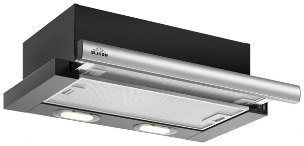 Встраиваемая вытяжка ELIKOR ИНТЕГРА 60П-400-В2Л черный/нерж (841612)