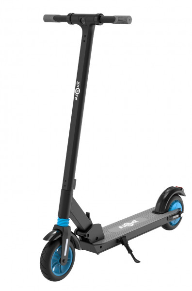 Электросамокат Mizar Ivory 2.0, до 120 кг, черный/голубой