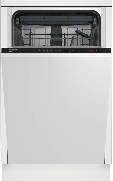 Встраиваемая посудомоечная машина Beko BDIS1W861, узкая, загрузка комплектов посуды 9, 5 программ, конденсационная