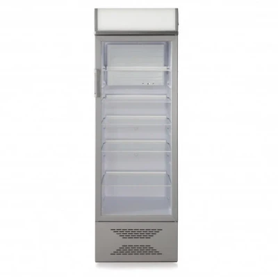 Шкаф-витрина Бирюса M310P, 310 л, внешнее покрытие-металл, стекло, 58 см х 183 см х 62 см