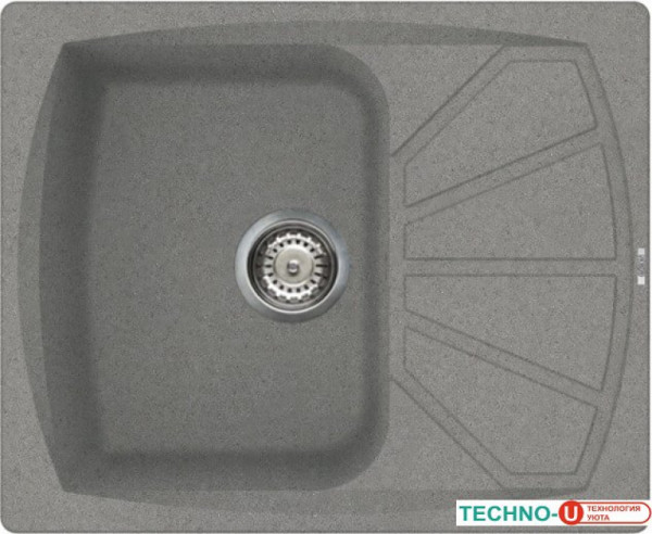 Кухонная мойка Elleci Living 125 Titanium 73