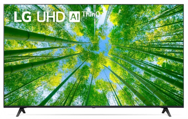 55" Телевизор LG 55UQ80001LA HDR, LED, черный