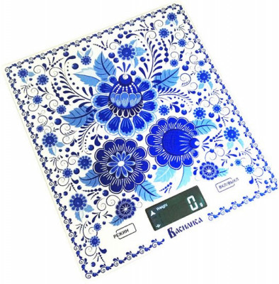 Кухонные весы Василиса ВА-005 (гжель)