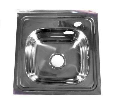 Накладная кухонная мойка Fabia 62109 0.6/180, 50х50см, нержавеющая сталь