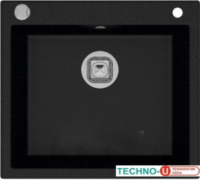 Кухонная мойка Tolero R-111 (черный)