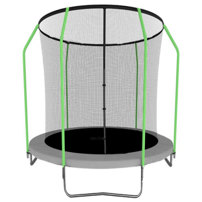 Каркасный батут Onlitop 72" 5392840 183х183 см серый/салатовый