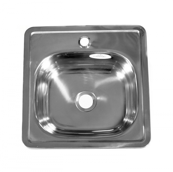 Врезная кухонная мойка Fabia 62182 0.8/180, 38х38см, нержавеющая сталь