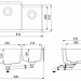 Кухонная мойка Aquasanita Arca SQA230LW (alba 710)