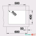Кухонная мойка Blanco Etagon 500-U Silgranit (белый) [522231]