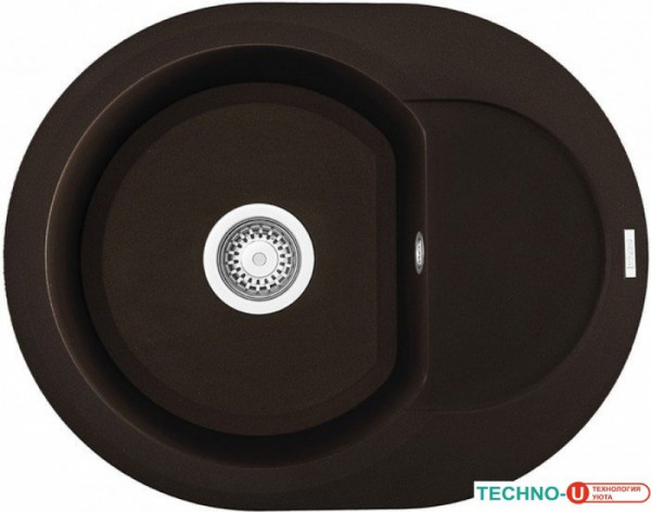 Кухонная мойка Elleci Easy Round 600 Espresso 78