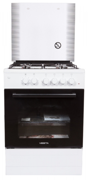 Газовая плита VESTA Valencia VGE 10-E Белый ГК