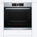 Духовой шкаф Bosch HBG6750S1 Serie 8, нержавеющая сталь, пиролитическая очистка, 71 л, 13 режимов, телескопические направляющие