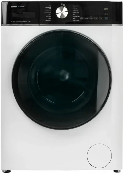Стиральная машина с сушкой CENTEK CT-1955, белый, 8/5 кг, 1400 об/мин, 17 режимов, инверторная, с паром 