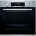 Электрический  духовой шкаф Bosch HIJ517YS0R, Serie 6, нержавеющая сталь, AquaClean, телескопические направляющие, 8 режимов 