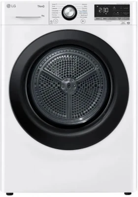 Сушильная машина LG DC90V3V6W , конденсационная сушка, 9кг, 14 режимов, A++
