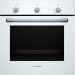 Духовой шкаф Bosch HBF011BV1T электрический, шириной 59.4 см, белый, традиционная очистка