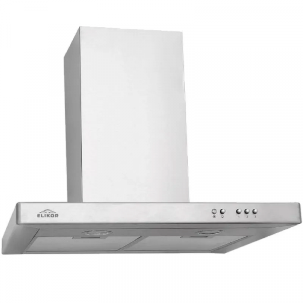 Кухонная вытяжка Elikor Квадра 60Н-430-К3Д нерж, Т-образная, 430 м³/ч, кнопочное управление