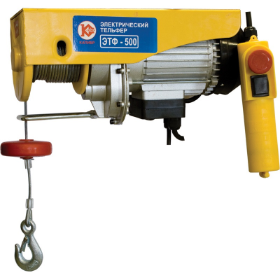 Тельфер крюк КАЛИБР ЭТФ-500