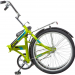 Велосипед NOVATRACK 24NFTG1.GN20 24" складной, зеленый 139794