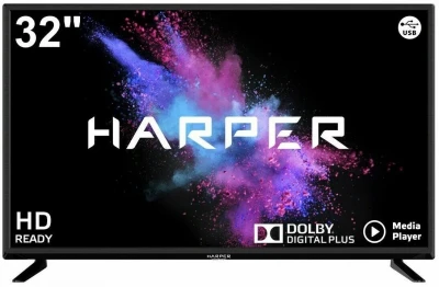 Телевизор Harper 32R690T,  (81 см), HD, 60Hz, без Smart TV