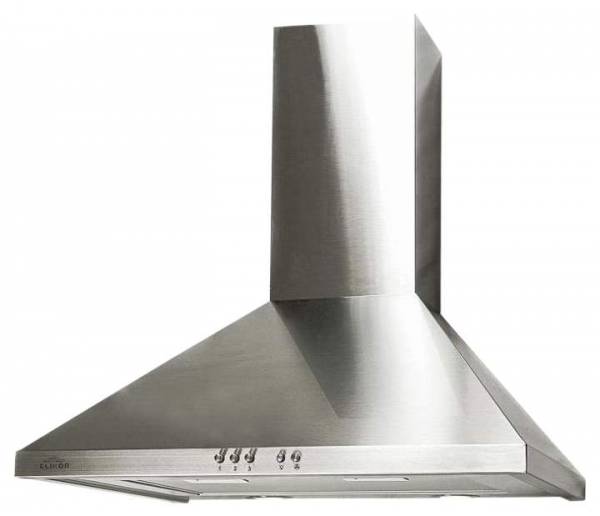 Кухонная вытяжка Elikor Вента 60Н-650-К3Д (нержавеющая сталь), металл, 650 м³/ч, 140 Вт, режимы - отвод/циркуляция, ширина - 59.5 см