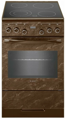 Кухонная плита GEFEST 5560-03 0054, выдвижной ящик, 55 л, электрическая, 4 конфорки, А