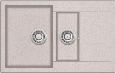 Кухонная мойка Aquasanita Tesa SQT151AW (beige 110)