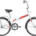 Велосипед NOVATRACK 24NFTG1.WT20 24" складной, белый 140685