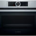 Компактный электрический духовой шкаф Bosch CBG635BS3, Serie 8, нержавеющая сталь, EcoClean, переключатель Control Ring, 13 режимов