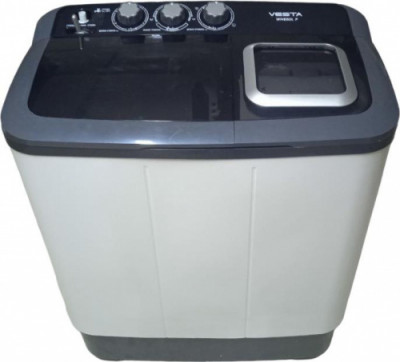 Стиральная машина VESTA WME60LP серый EX, полуавтомат, 6 кг, 1350 об/мин, с вертикальной загрузкой 
