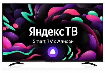 55" Телевизор Yuno ULX-55UTCS3234 LED на платформе Яндекс.ТВ, черный