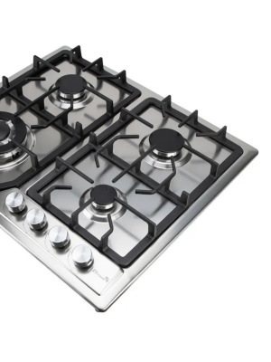 Варочная панель газовая ELTRONIC (33-16) 4 конфорки (нержавеющая сталь)