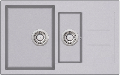 Кухонная мойка Aquasanita Tesa SQT151AW (alumetallic 202)