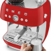 Кофемашина рожковая Smeg EGF03RDEU, красный