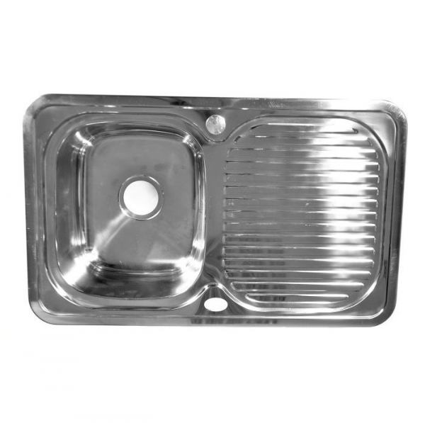 Врезная кухонная мойка Fabia 62322L 0.8/180, 78х48см, нержавеющая сталь