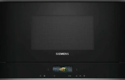 Встраиваемая микроволновая печь Siemens BF722L1B1,  21 л, Линейка  iQ700