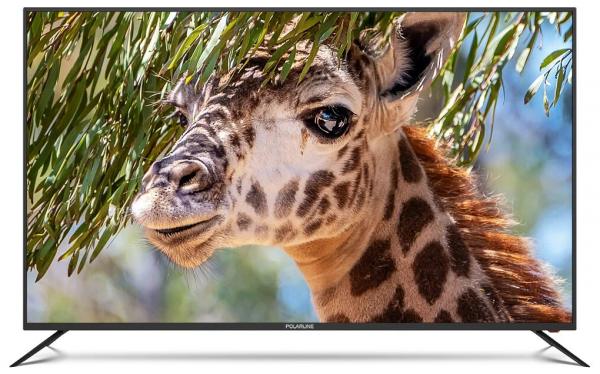  58" Телевизор Polarline 58PU55STC-SM LED, HDR (2019), черный