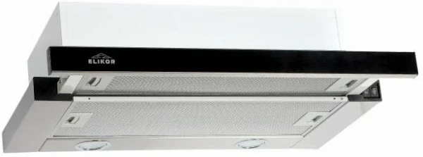 Кухонная вытяжка ELIKOR Интегра GLASS 45Н-400-В2Д нержавейка/стекло черное
