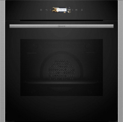 Духовой шкаф Neff B24CR71N0, чёрный, 71 л, пиролитическая Pyrolyse, 14 режимов, сенсорные Full Touch Control