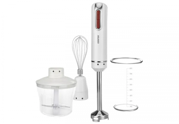 Погружной блендер CENTEK CT-1339 (белый)